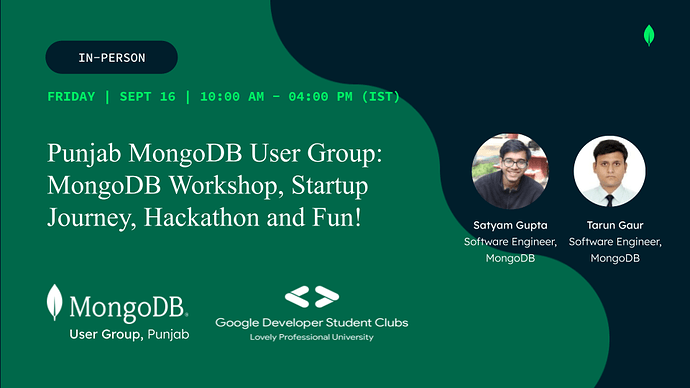 MongoDB User Group Punjab