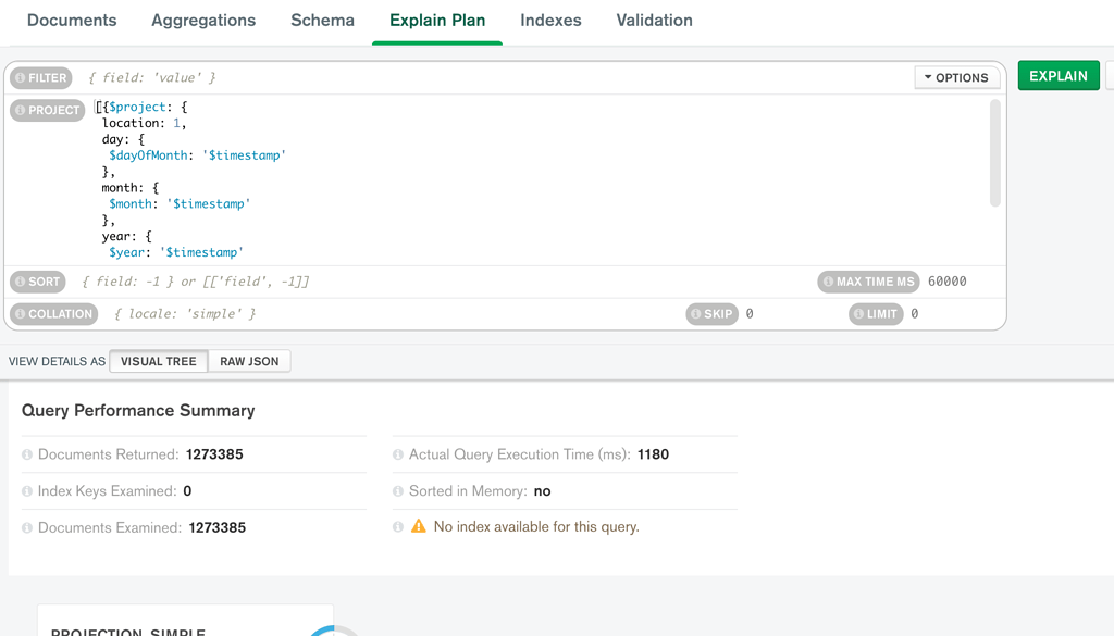 Creating An Index For Date Field In Collection Working With Data MongoDB Developer Community 