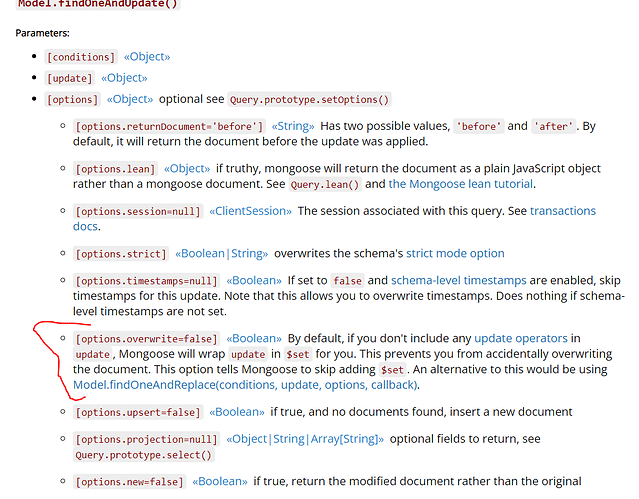 Overwrite : true not working in FindOneAndUpdate in MongoDB - Working ...