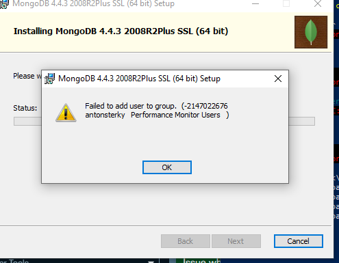 eap controller fail to start mongodb server