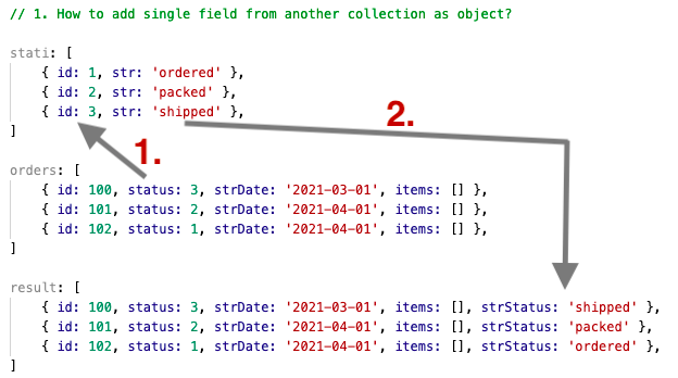 How To Add Single Field Using lookup Working With Data MongoDB 