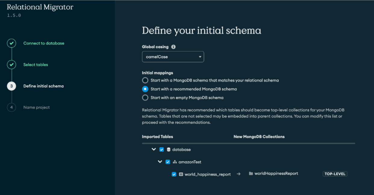 [Defining our initial schema]