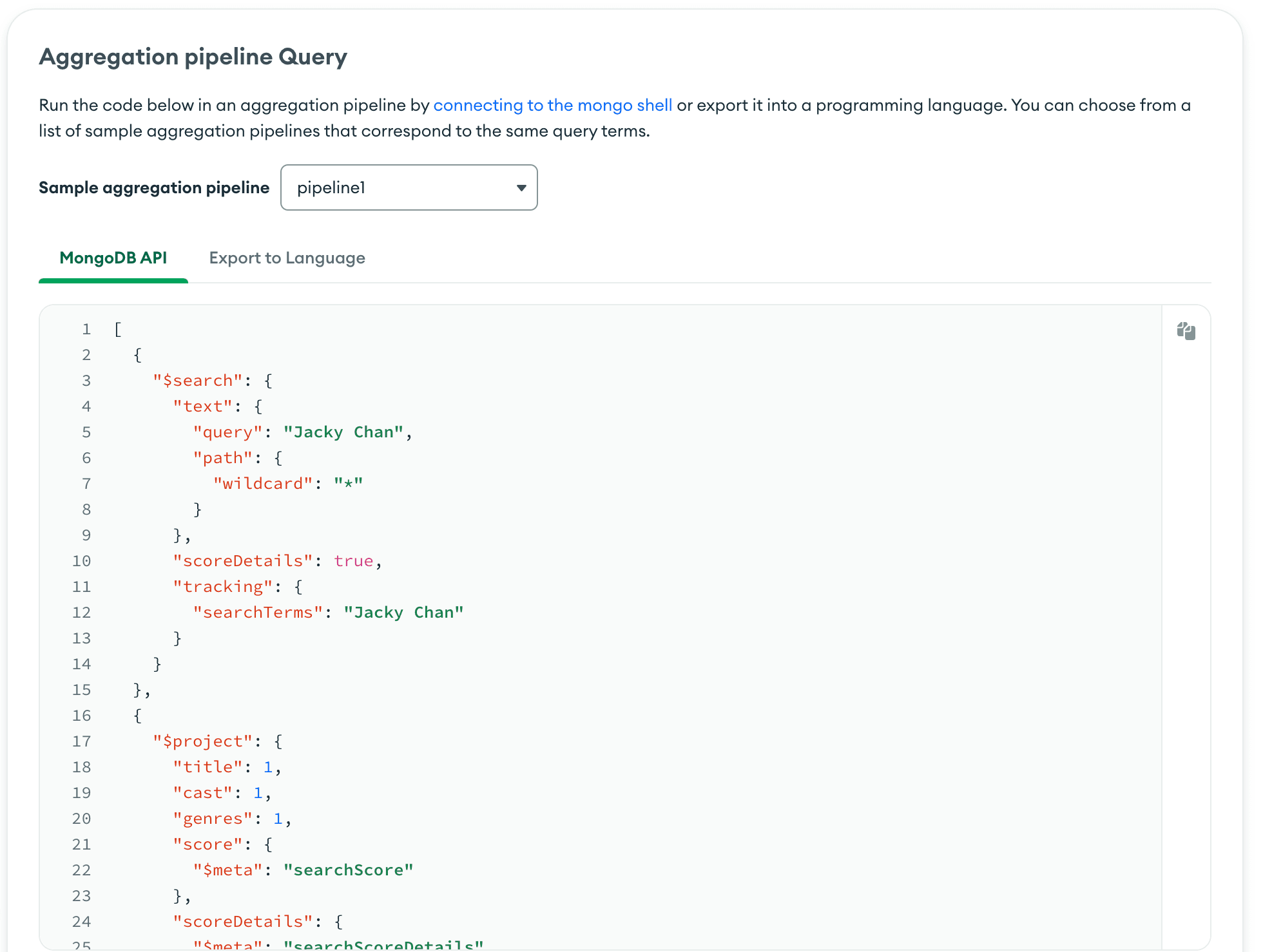 visualização detalhada de uma query monitorada