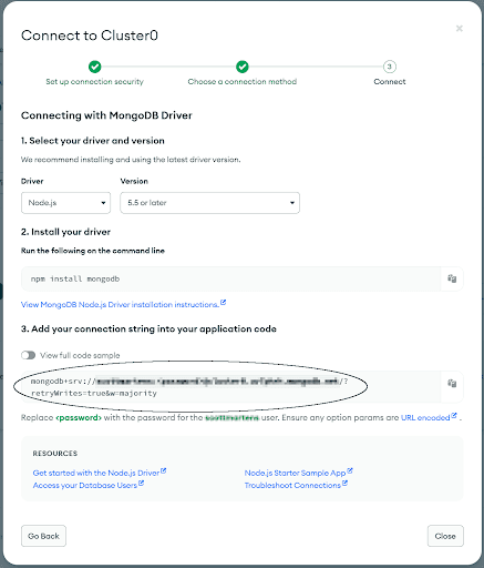 Encontrando informações de acesso específicas na janela modal