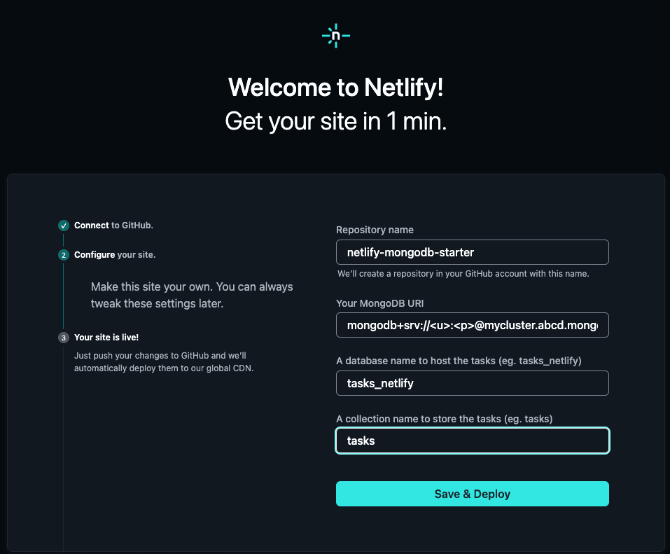 Netlify deploy