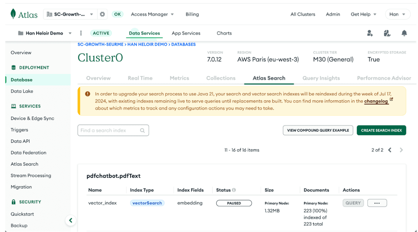 MongoDB Atlas