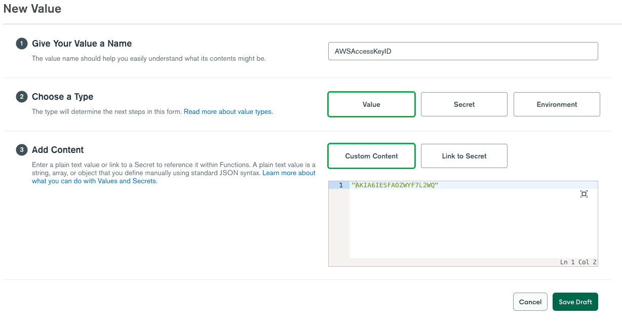 Access Key of AWS