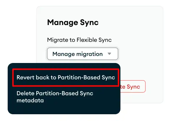 Revert a migration