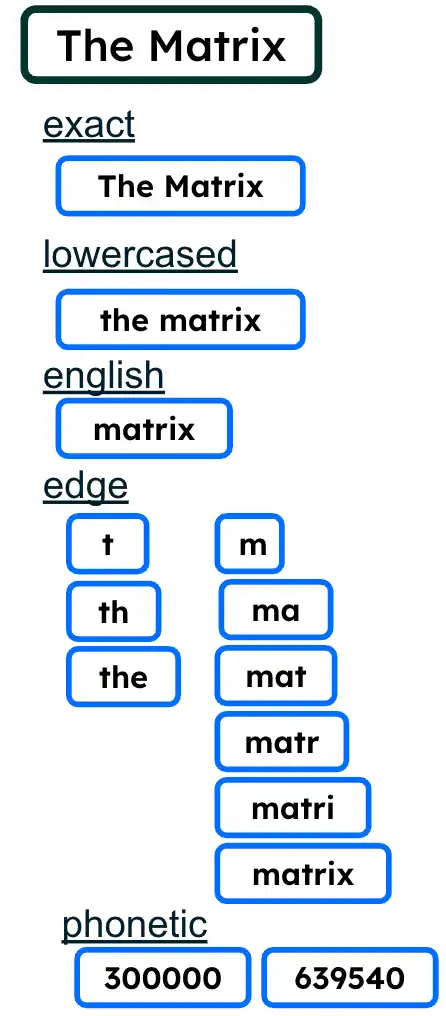 Multiple indexing strategies
