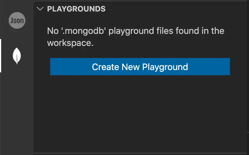 「Create New Playground」ボタンの画像