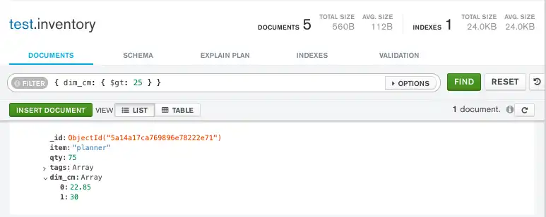 Query array for at least one matching element