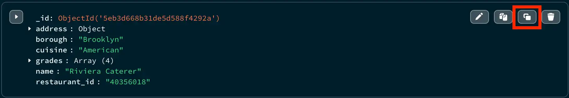 목록 보기에서 문서 복사